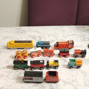 Colorful Toy Train Set